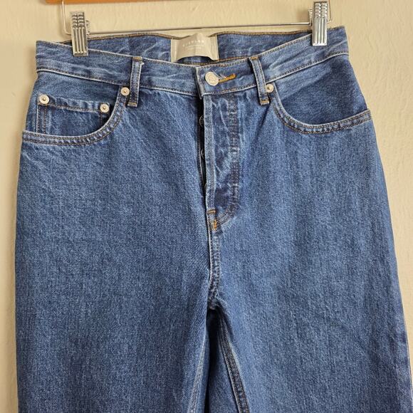 Everlane 90s Cheeky Straight Leg Jean High Rise Organic Cotton Denim 26 R - Picture 6 of 13